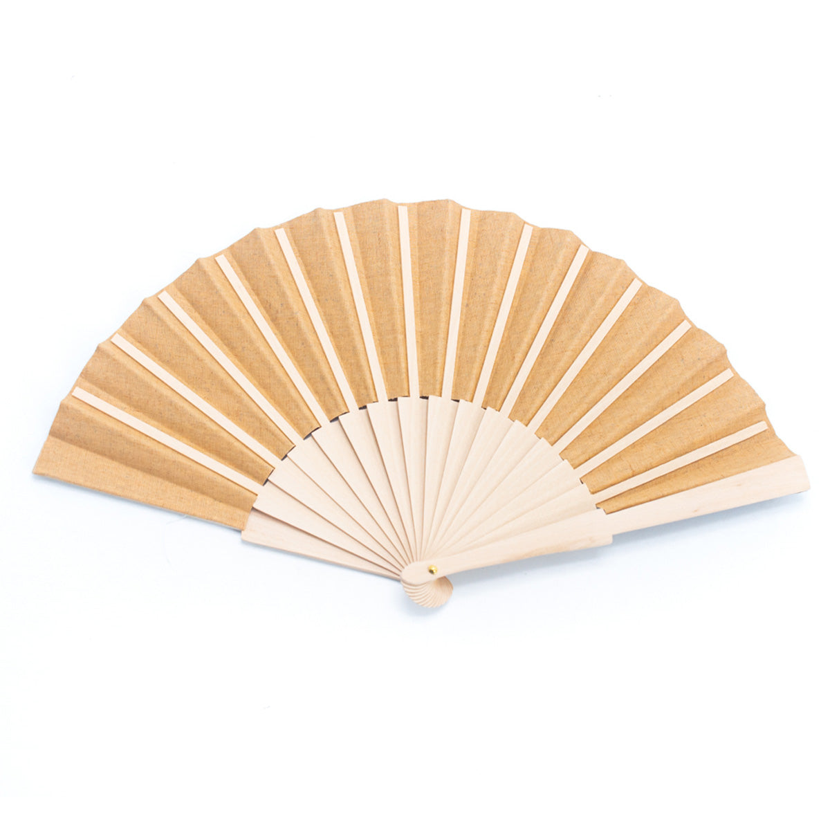 Cork Antique Wooden Folding Hand Fan