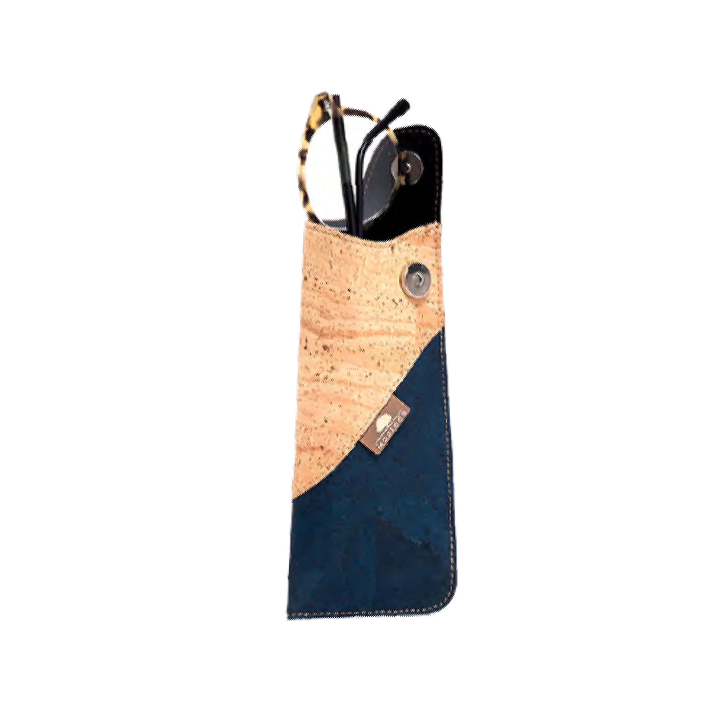 Cork sunglasse clip case