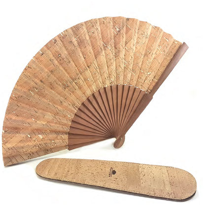 Vegan Cork Hand Fan