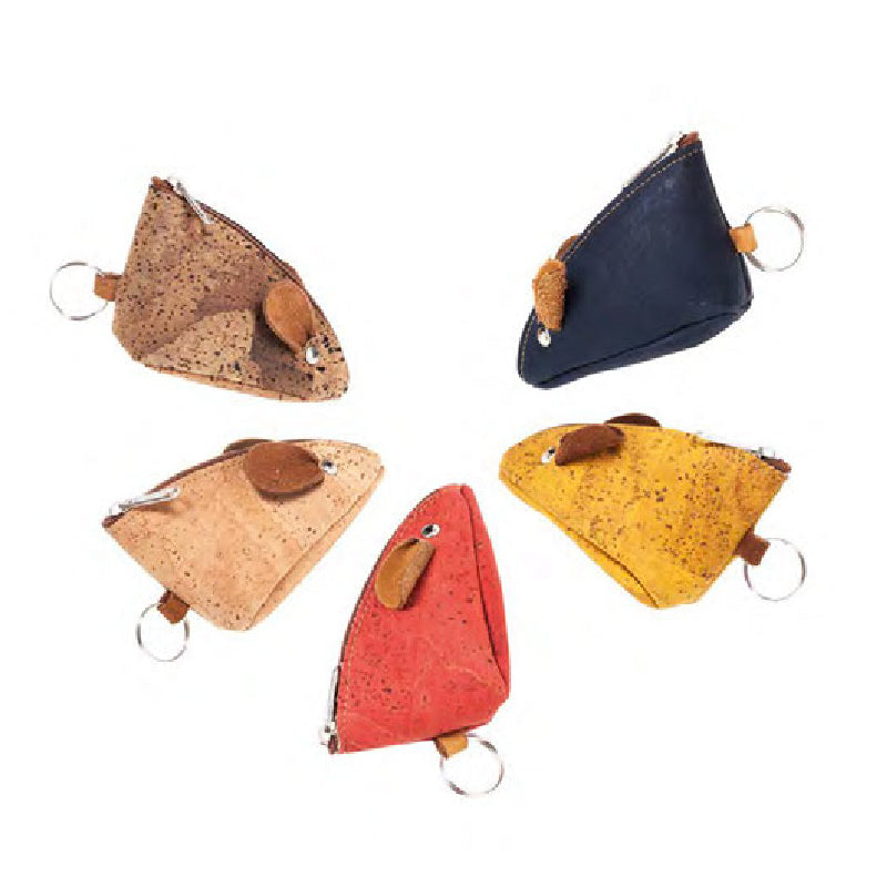 Cork key purse