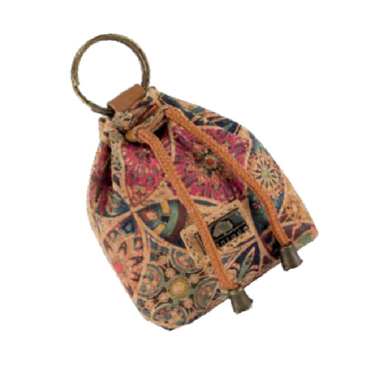 Cork key purse