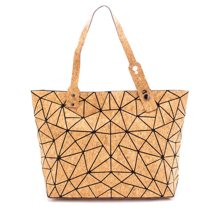 Geometric Cork Tote