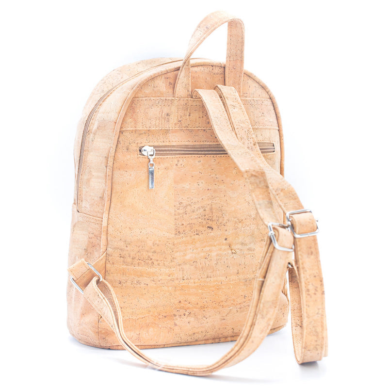 A Natural and Fashionable Blend: Women's Printed Cork Backpack