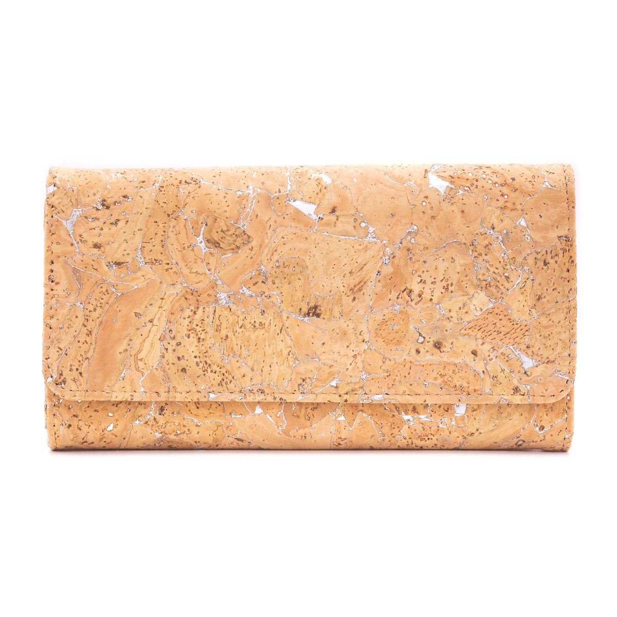 Lux cork bifold smart vegan women's wallet