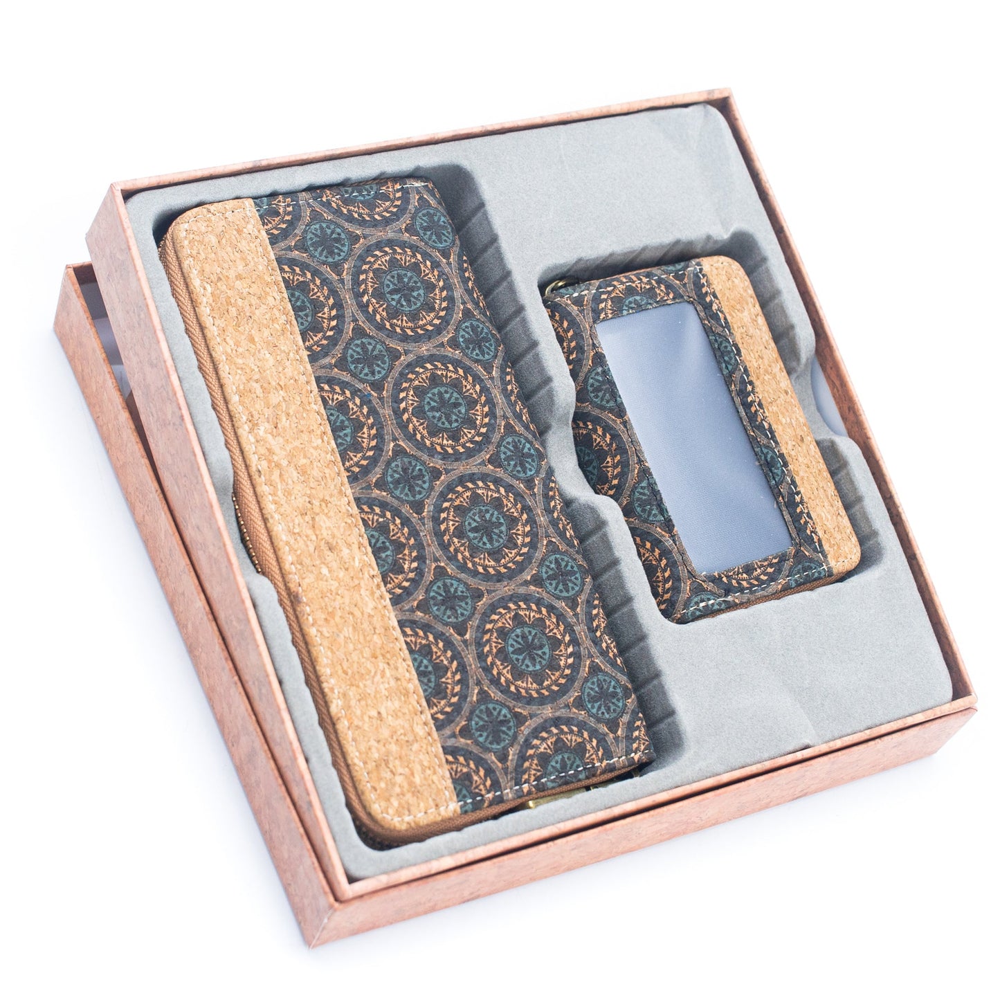 Gift Boxed Set Cork purse wallet