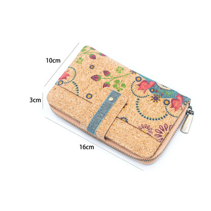 All cork Color cork Square-mini–cork Wallet