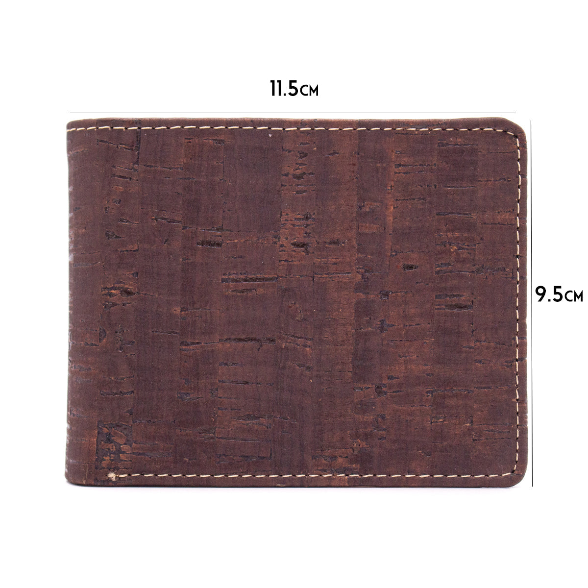 Cork Wallet for Men brown black card vegan wallets