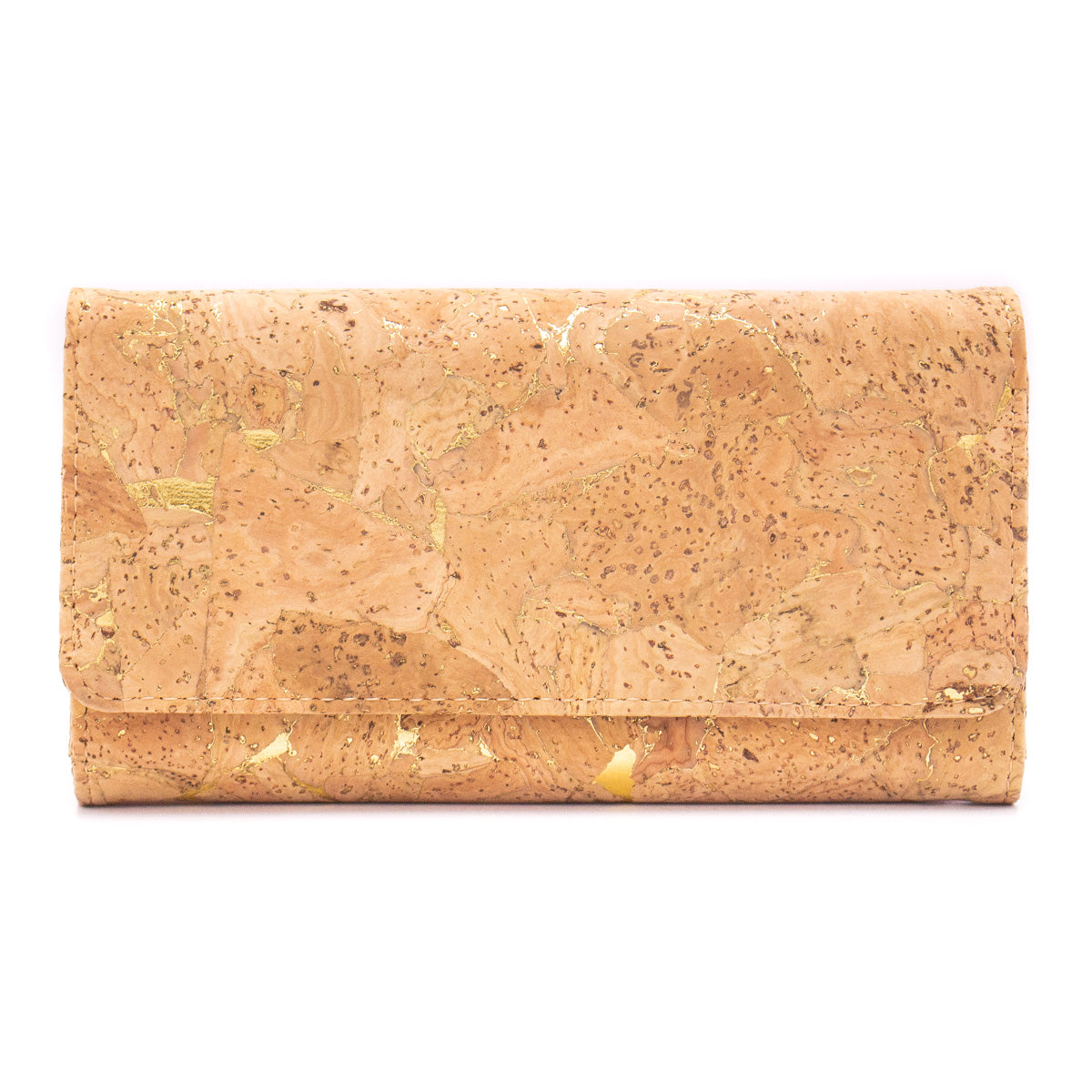 Lux cork bifold smart vegan women's wallet