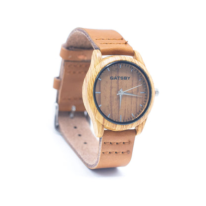 Dark brown Vintage ladies watch Leather Strap