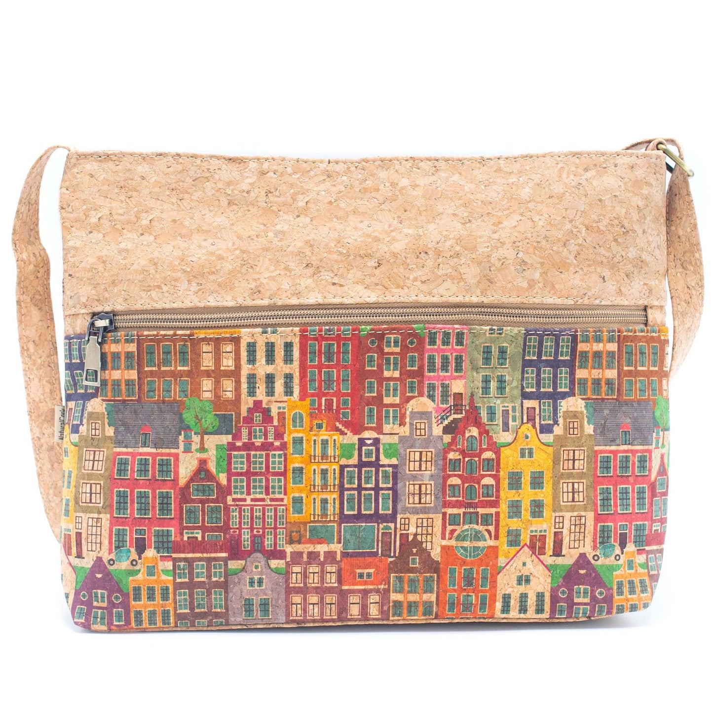 Natural Cork Shoulder Bag | Made with Cork Fabric