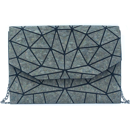 Cork Geometric Chain Crossbody cork Bag