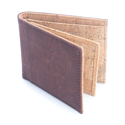 Brown Cork Men's Cardholder Wallet