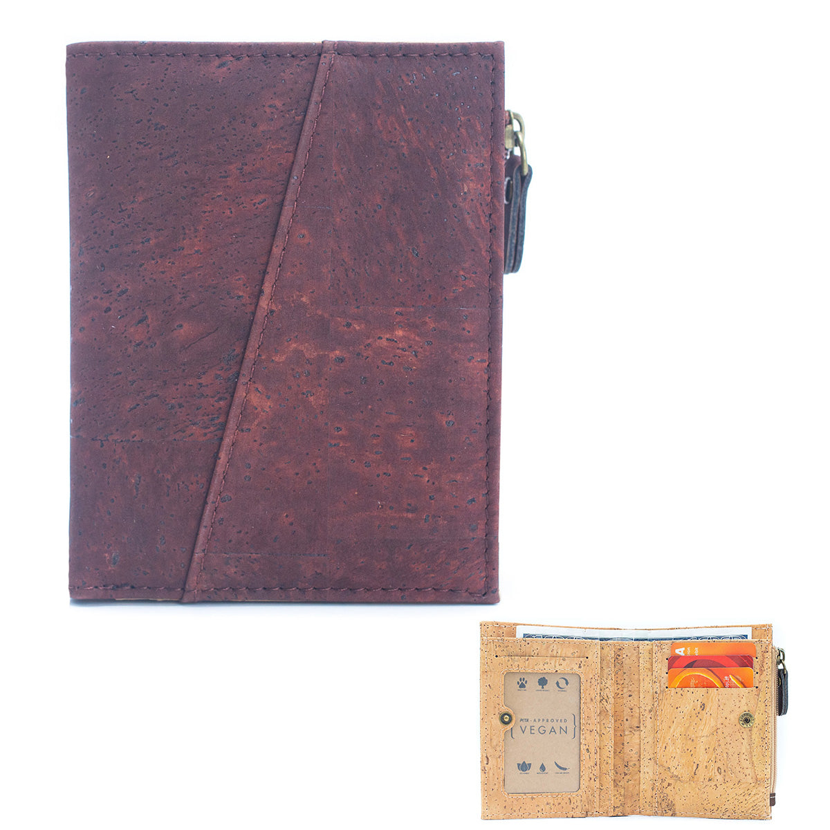 Classic Brown Cork Bifold wallet