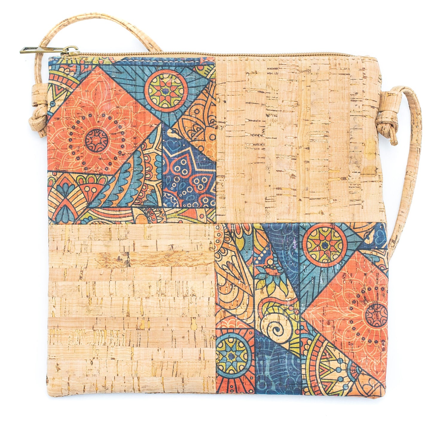 Cork Crossbody Messenger women Mini Sleek Square-Cork Sling