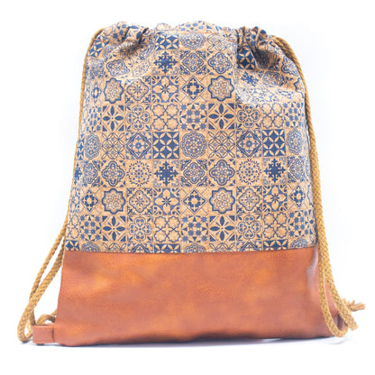 Cork Gym sack Various patterns backpack