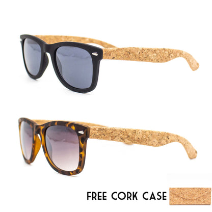 Cork UV protection sunglasses