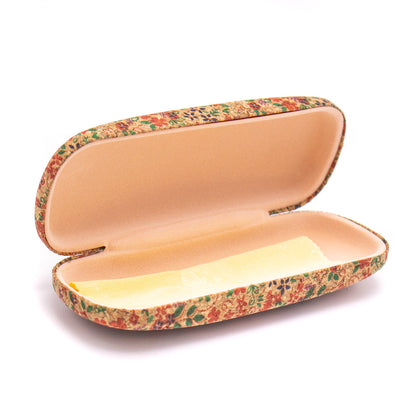 Cork hard case for sunglasses / reading glasses