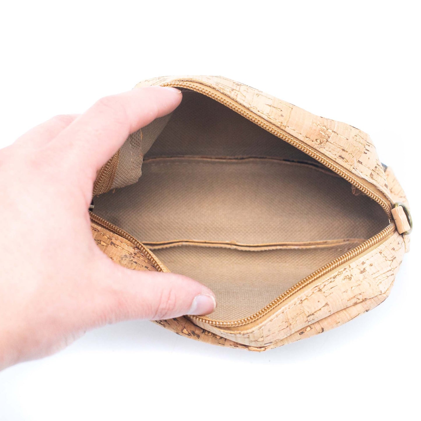 Cork pencil case pouch