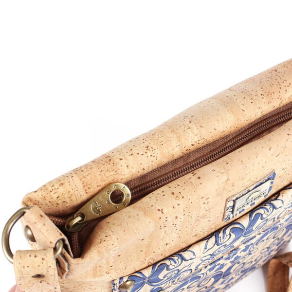 Cork crossbody bag «Azulejos»