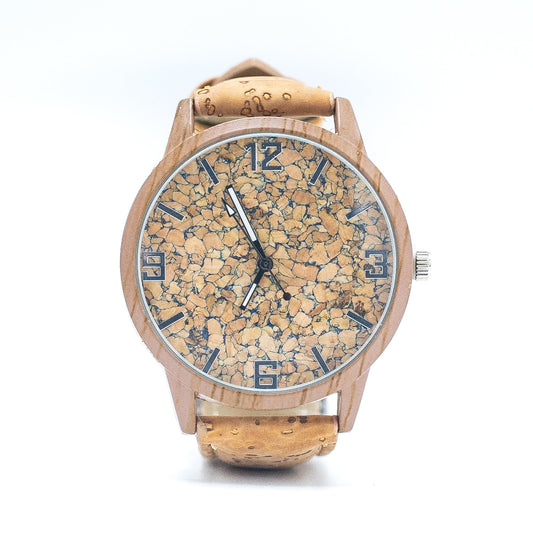 Natural Cork watch unisex