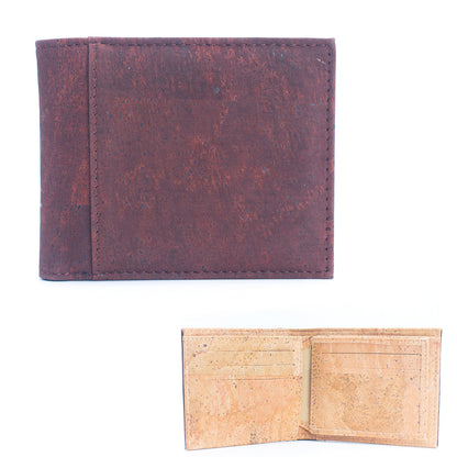 Brown Cork Men's Cardholder Wallet