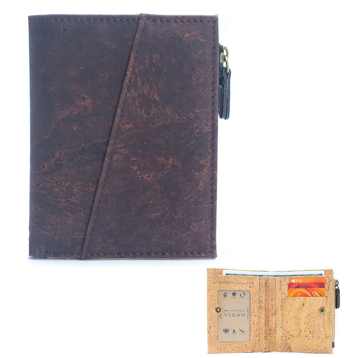 Classic Brown Cork Bifold wallet