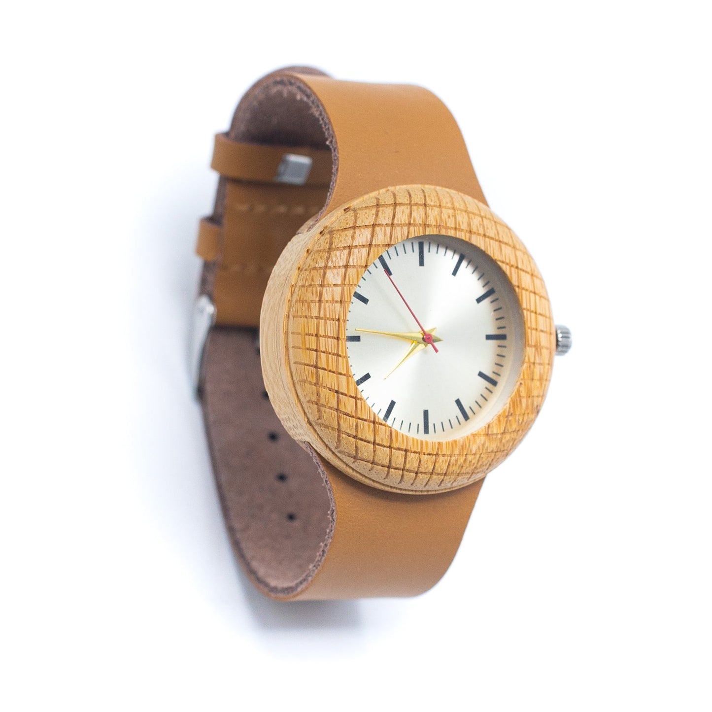 Wood Watch Eco women Watch Eco Natural Leather Strap