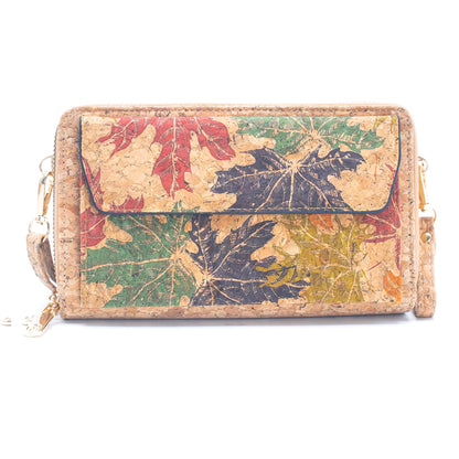 Front pocket Cork Crossbody Wallet mobile phone bag