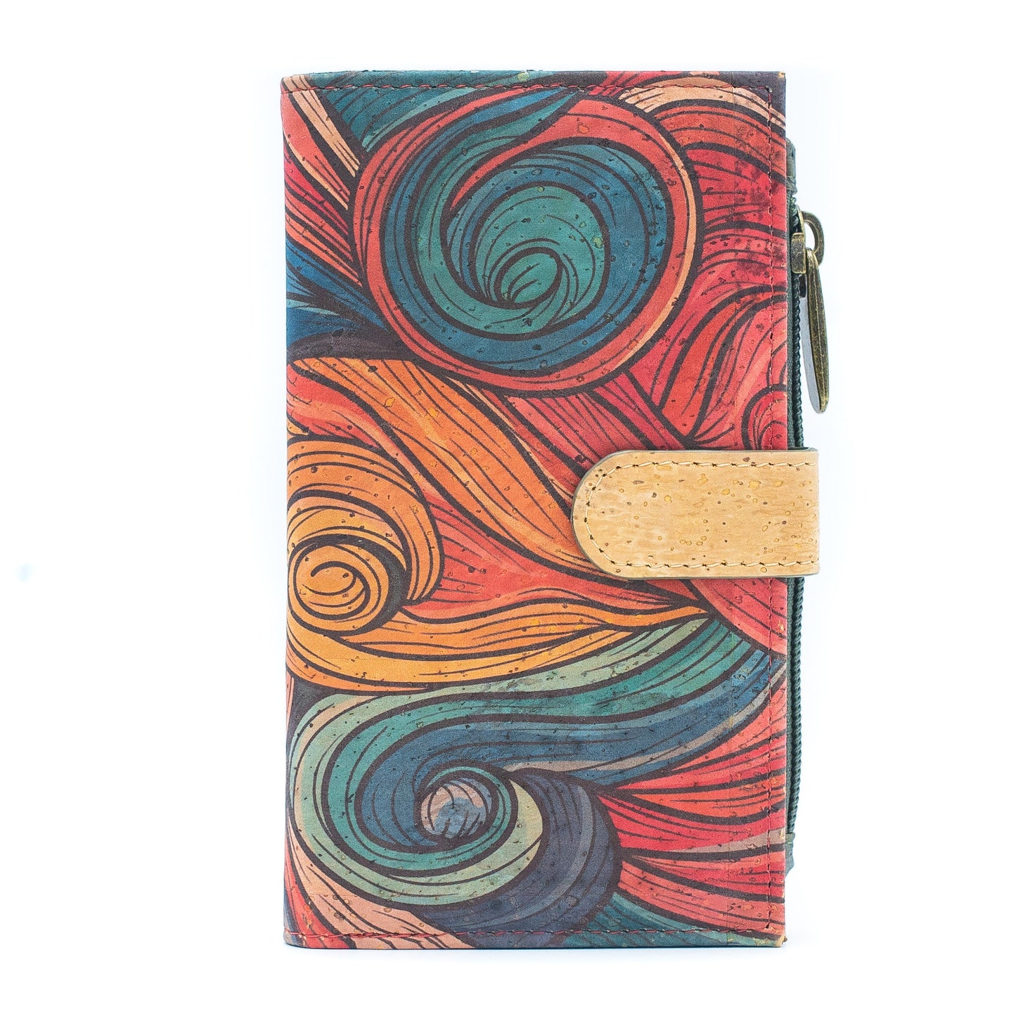 Flowers and Butterflies Cork Wallet