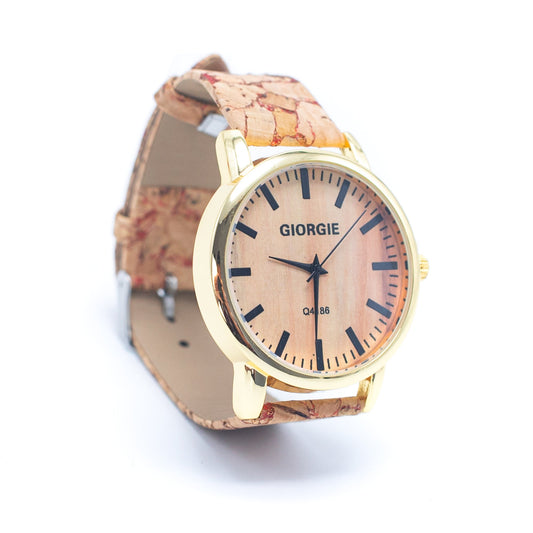 Natural Cork watch unisex fashion Watch