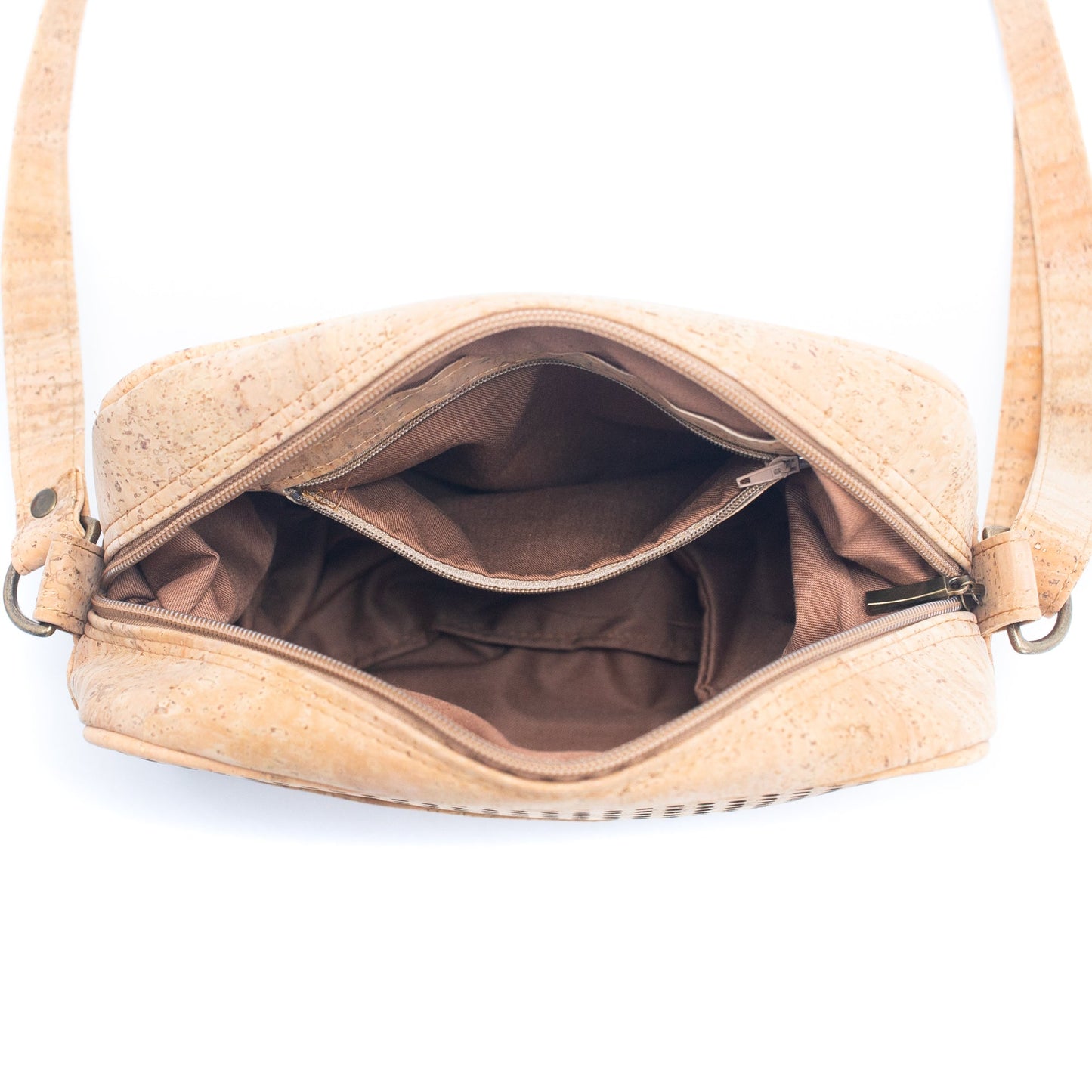 Glitz-Polka Cork Sling Bag