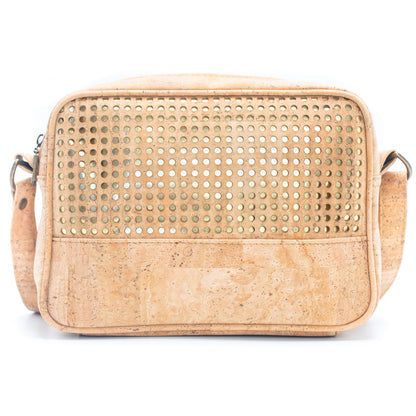 Glitz-Polka Cork Sling Bag