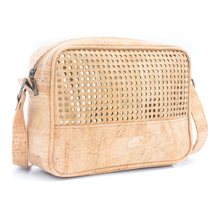 Glitz-Polka Cork Sling Bag