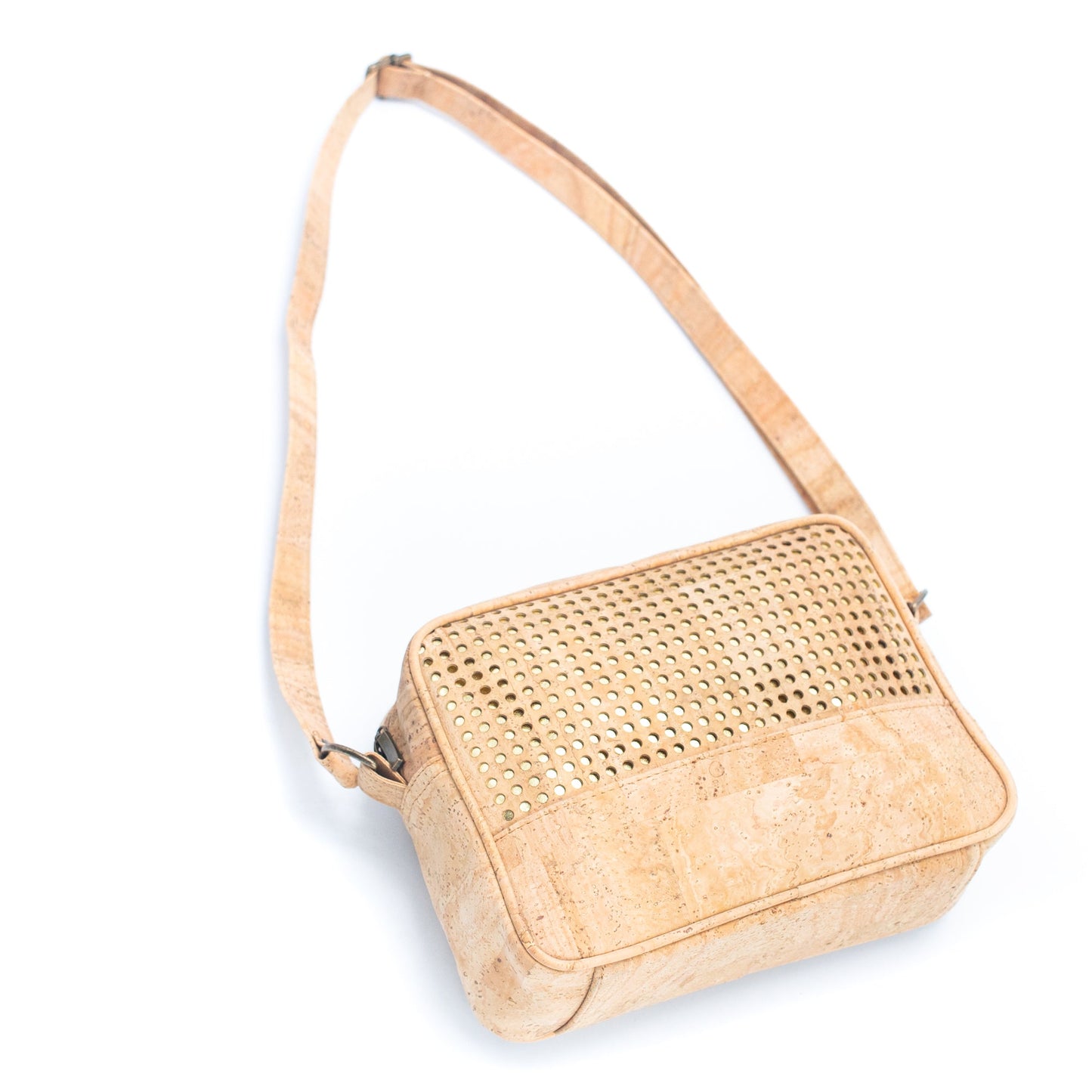 Glitz-Polka Cork Sling Bag