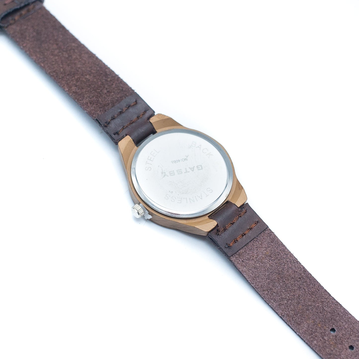 Dark brown Vintage ladies watch Leather Strap