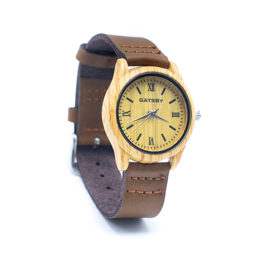 Vintage ladies watch Leather Strap Quartz Watch