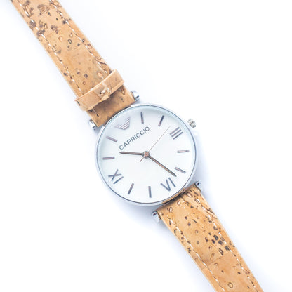 Natural Cork watch with Strap women Watch