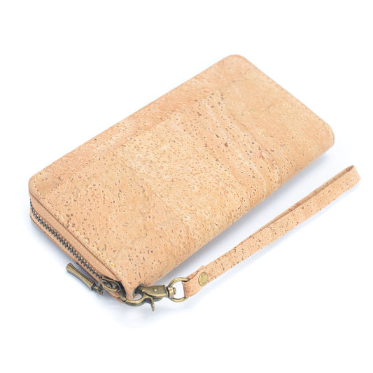 Natural cork women's classic vegan wallet Bag-324-F