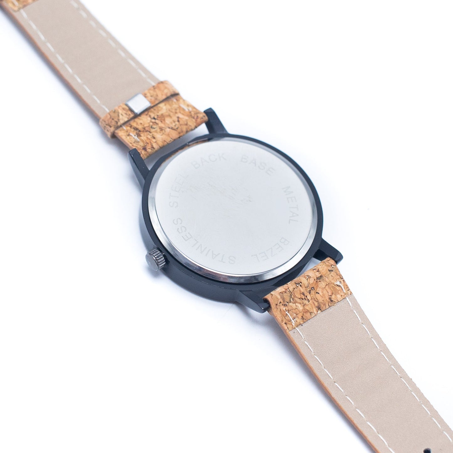 Shell face Cork watches unisex