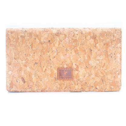 Natural Cork Women's Long Wallet and Cardholder Set with barcelos rooster