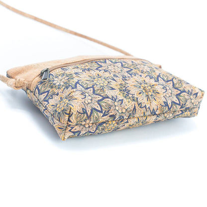 Stylish and Sustainable Women's Cork Crossbody Bag