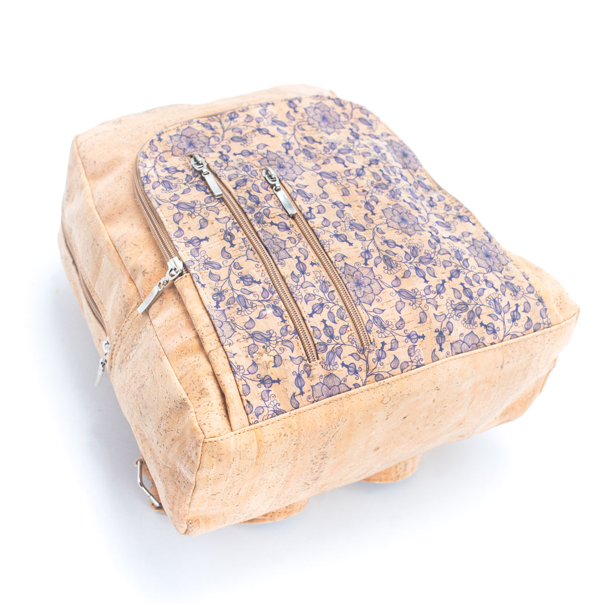Stylish and Spacious: Women's Large Capacity Printed Cork Backpack