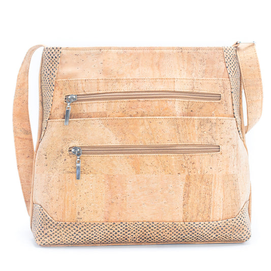 Women's cork crossbody and shoulder bag