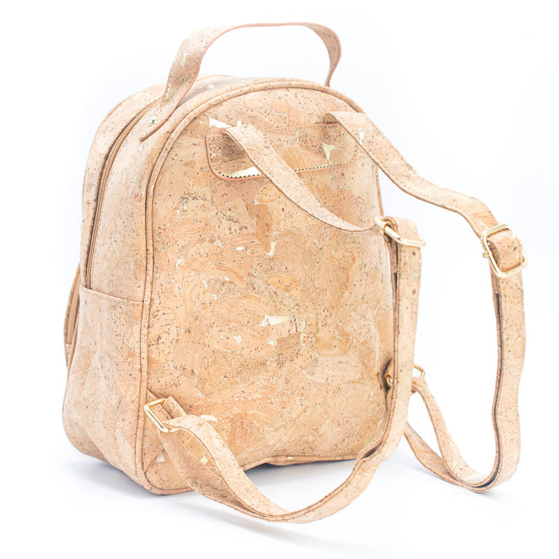 Molten Gold Flap Daily Damenrucksack aus Naturkork