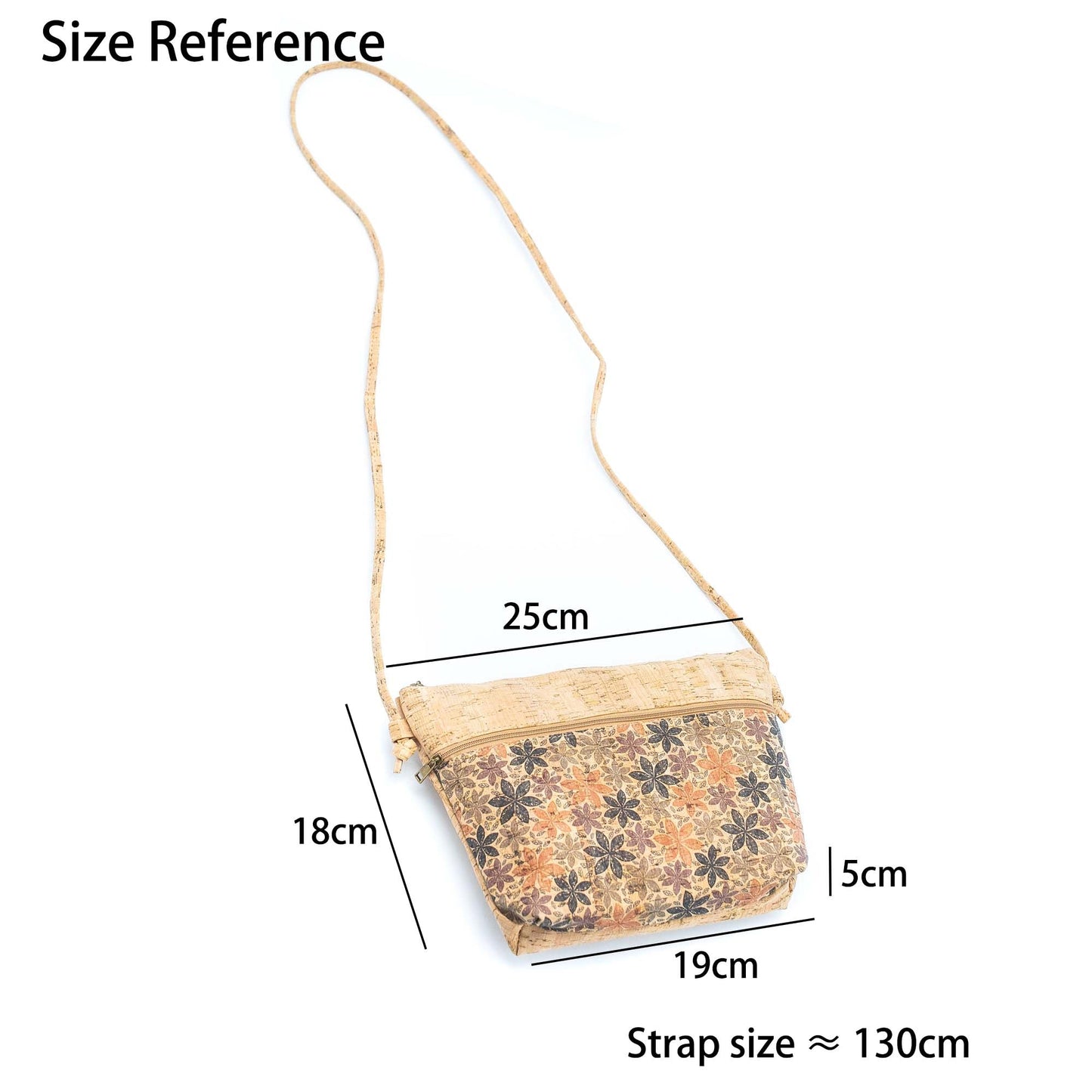 Various patterns Cork Crossbody women Bag