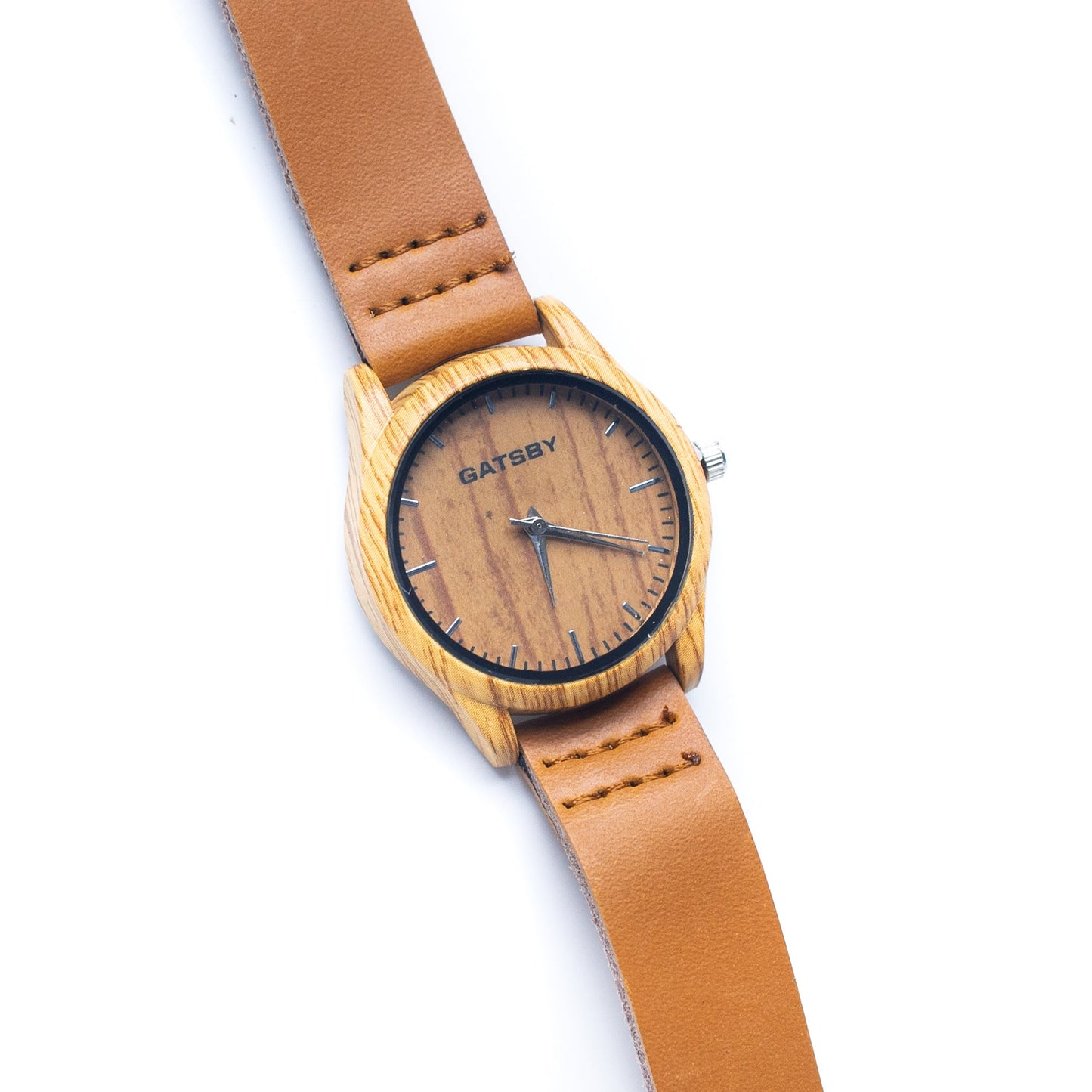 Dark brown Vintage ladies watch Leather Strap