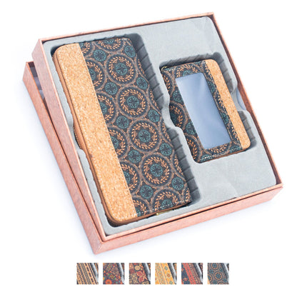 Gift Boxed Set Cork purse wallet