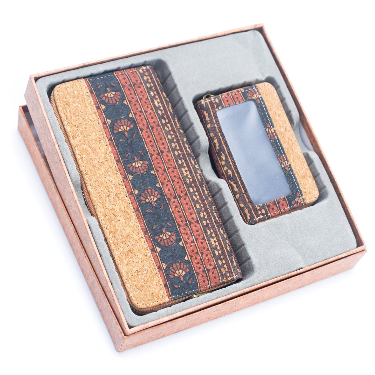 Gift Boxed Set Cork purse wallet