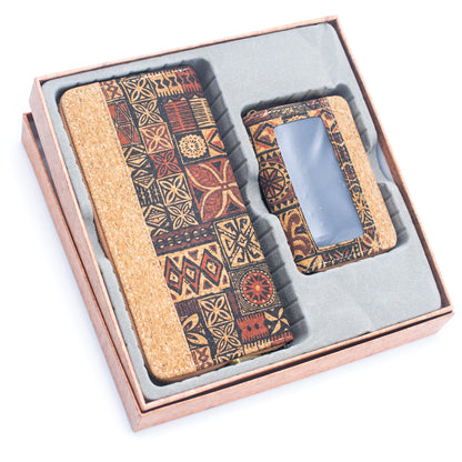 Gift Boxed Set Cork purse wallet