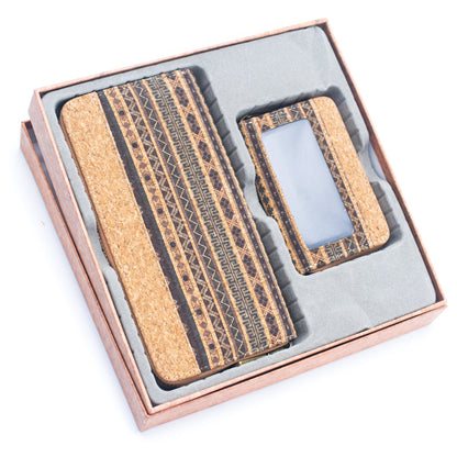 Gift Boxed Set Cork purse wallet